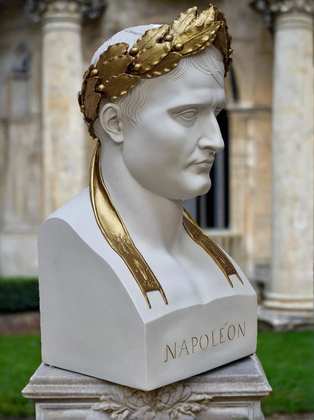 Gilded Marble Sculptures
